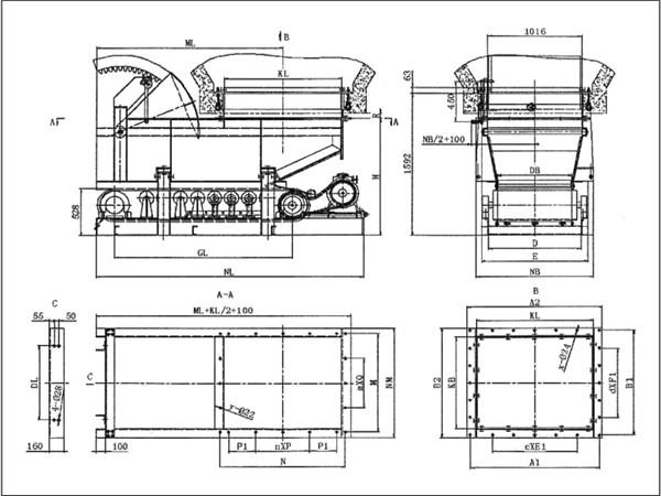 扇形閥門帶式（甲帶）給料機(jī)的承載能力較強(qiáng)、噪音低、整機(jī)使用壽命長(zhǎng)